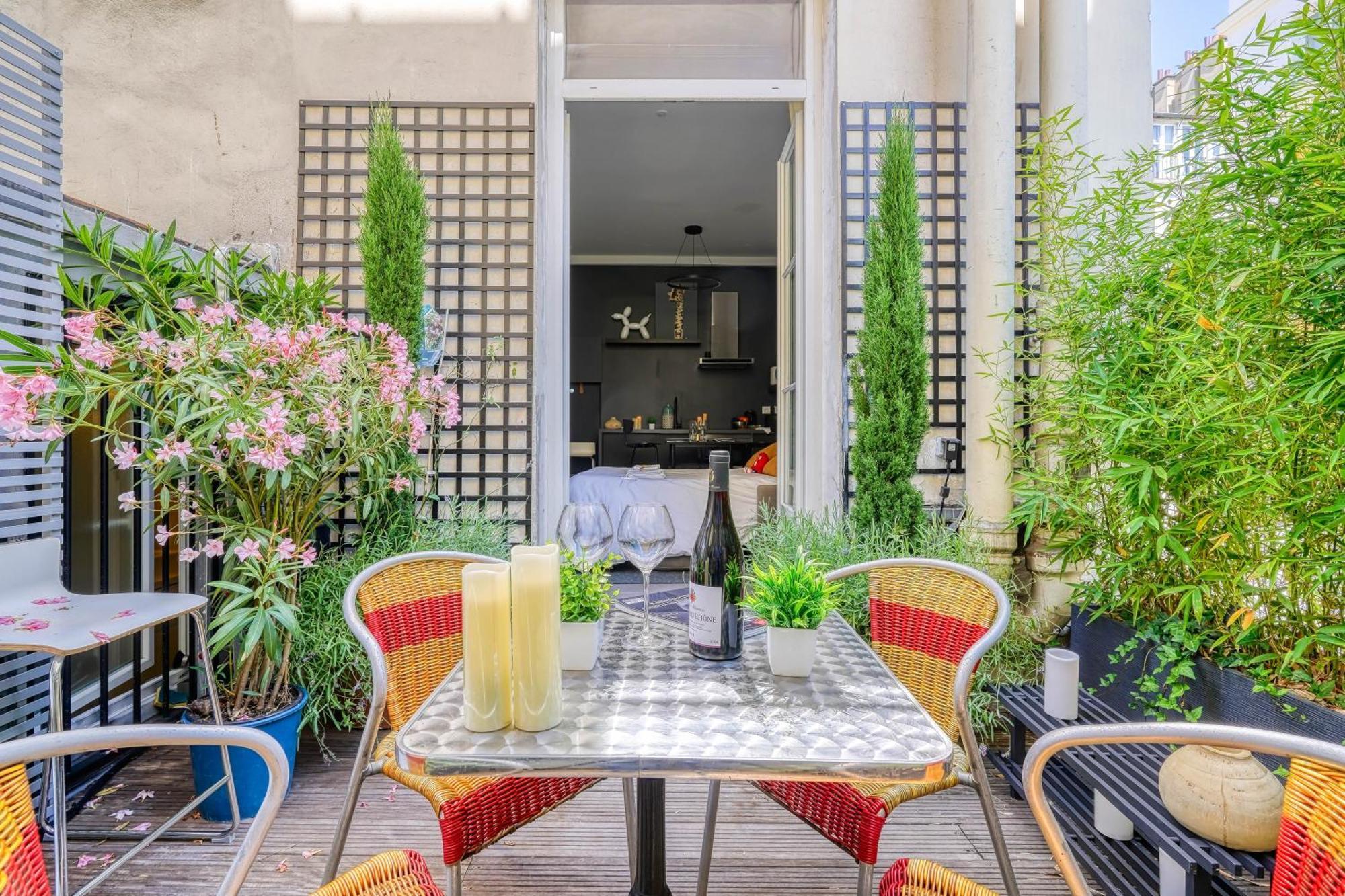 شقة Amazing Private Terrasse-Sentier باريس المظهر الخارجي الصورة
